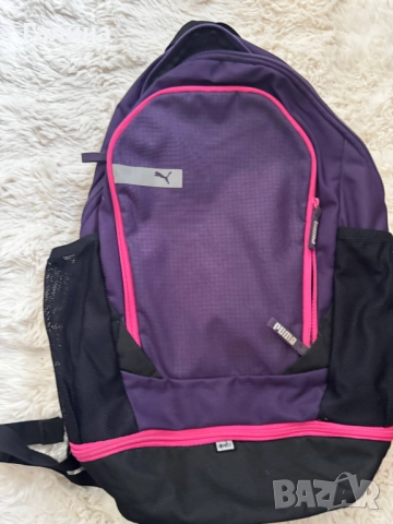 Раница Puma – лилава с розови акценти