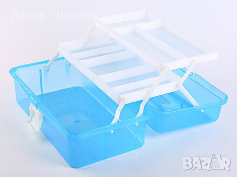 Куфар за риболовни аксесоари - с две нива, снимка 3 - Такъми - 41269494