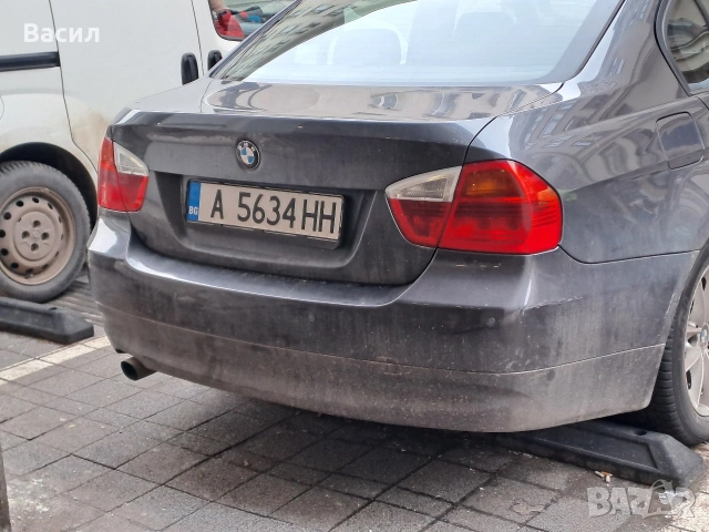 Задна броня,заден капак и стопове комплект Bmw e 90 графит, снимка 4 - Части - 53611375