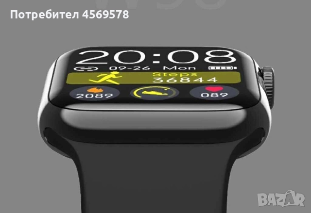 ⌚ Смарт часовник 1,44” 	•📱 Съвместим с iOS и Android •🔋 Батерия: 7–14 дни •💧 Водоустойчив	•