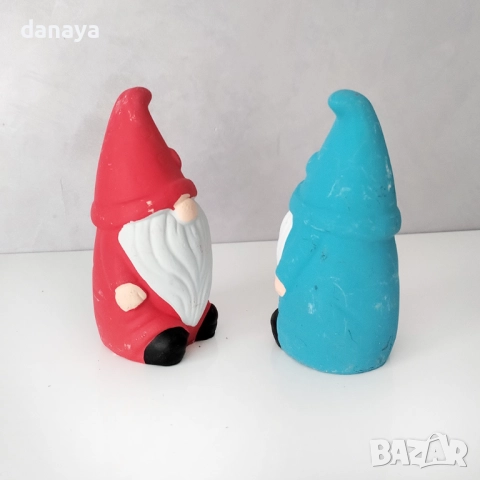 6279 Декоративно глинено джудже за декорация, 11 см, снимка 3 - Статуетки - 52343152