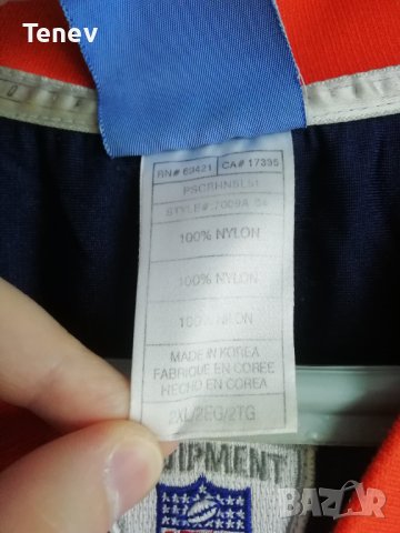 John Elway Denver Broncos Hall Of Fame Jersey 2004 колекционерска тенсика американски футбол Reebok, снимка 8 - Тениски - 39532756