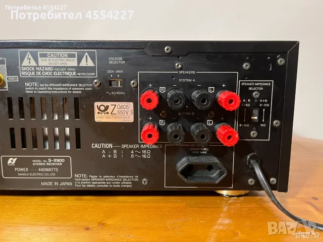 Ресийвър SANSUI S-X900, снимка 7 - Ресийвъри, усилватели, смесителни пултове - 55780334