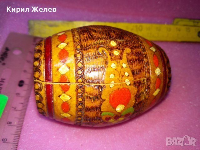 СТАР ЕТНО ПИРОГРАФИРАН СУВЕНИР БУРЕНЦЕ РЪЧНА ИЗРАБОТКА За ТЕМАТИЧНА ДЕКОРАЦИЯ 26903, снимка 13 - Декорация за дома - 44185580