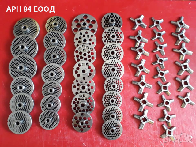 Ножове и решетки за професионални месомелачки, снимка 5 - Други машини и части - 44679281