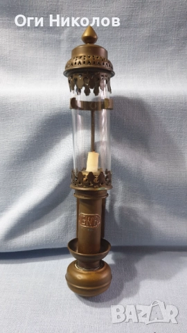 Старинен месингов вагонен аплик