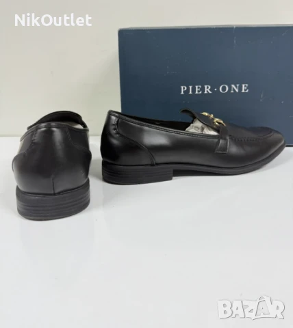 Pier One Slip ons Black, снимка 4 - Мокасини - 51094297