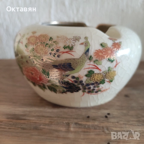 Порцеланова ваза, пепелник, снимка 3 - Вази - 53183965