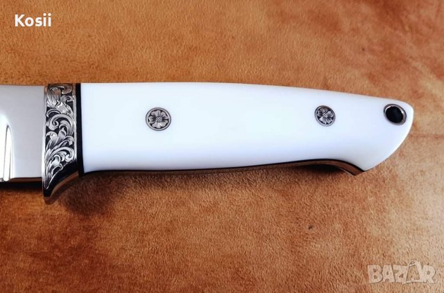 Продавам уникален -ръчно изработен ловен нож , снимка 7 - Ножове - 39659669
