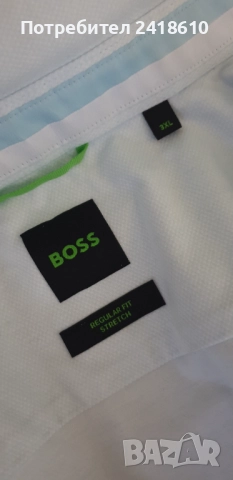 Hugo Boss BIADO _ R Cotton Regular Fit Stretch Mens Size 3XL НОВО! ОРИГИНАЛ! Мъжка Памучна Риза., снимка 12 - Ризи - 51712428