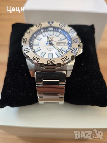Seiko 5 Sports Blue Ice Monster, снимка 3 - Мъжки - 52953543