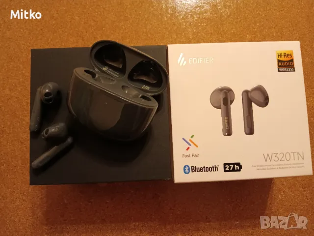 Безжични слушалки Edifier - W320TN сиви, снимка 4 - Bluetooth слушалки - 49215758