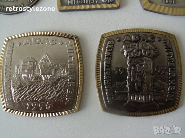 № 7146 лот 7 броя стари метални плакети ADAC, снимка 5 - Други ценни предмети - 42223117