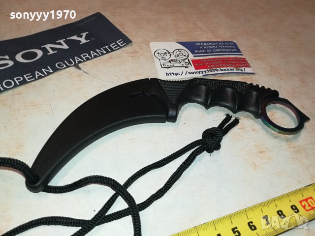 НОЖ С КАНИЯ ИЗВИТ 2608231850, снимка 2 - Ножове - 41975051