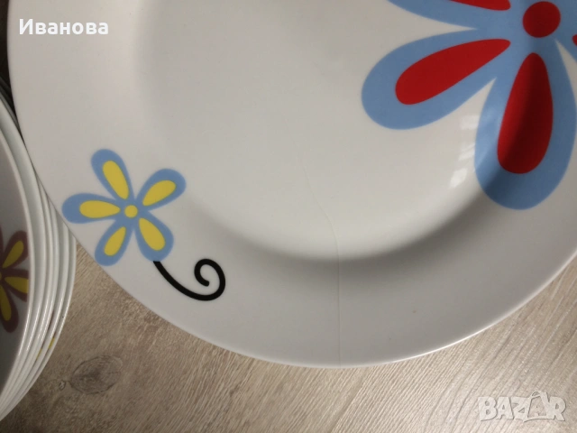 Сервиз за хранене 30 части., снимка 9 - Сервизи - 53620025