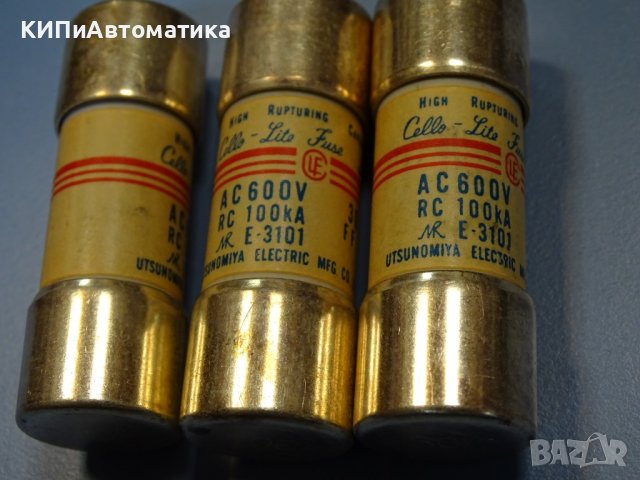 предпазител FANUC A60L-0001-0042/JG1-30 cello-lite fuse 30A 600V, снимка 2 - Резервни части за машини - 39638846