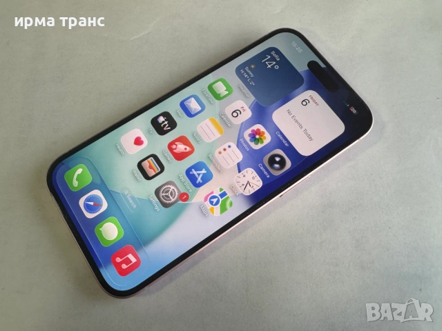 iPhone 15 Barbie 256gb 97% батерия.Гаранция, снимка 2 - Apple iPhone - 53736438