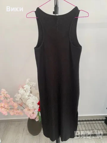 Рипсена рокля в размер М, снимка 10 - Рокли - 49301638