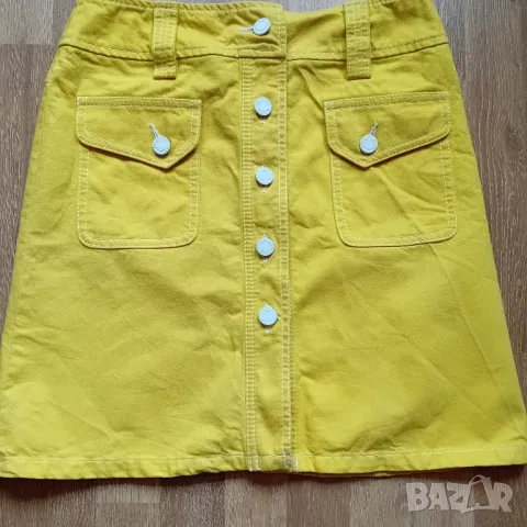 Жълта пола , снимка 2 - Поли - 47915586