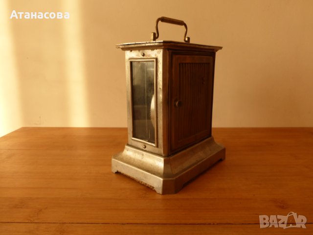  Немски настолен механичен часовник с латерна JUNGHANS Юнгханс Жокер 1920 г, снимка 5 - Антикварни и старинни предмети - 44202747