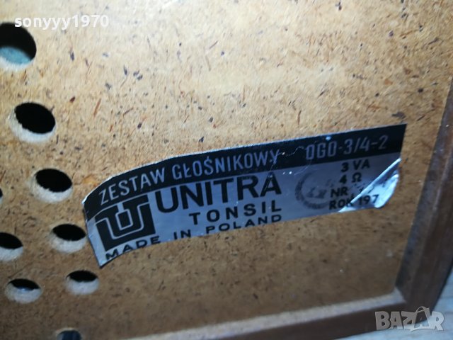 UNITRA MADE IN POLAND-2БР РЕТРО ТОНКОЛОНИ 2806230756, снимка 15 - Тонколони - 41378049