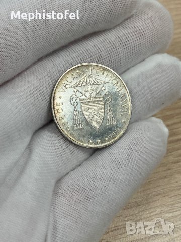 500 лири 1978 г, Ватикана - сребърна монета, снимка 4 - Нумизматика и бонистика - 42364867
