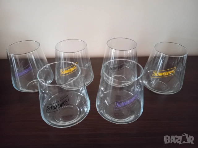 6 бр. чаши Schweppes, снимка 2 - Колекции - 52841928