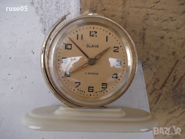 Часовник "SLAVA" будилник, снимка 7 - Други - 50621144