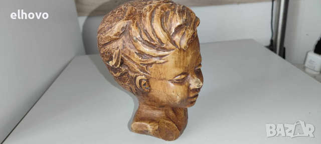 Бюст на момче от Gebroeders Van Paridon, снимка 5 - Антикварни и старинни предмети - 44634210