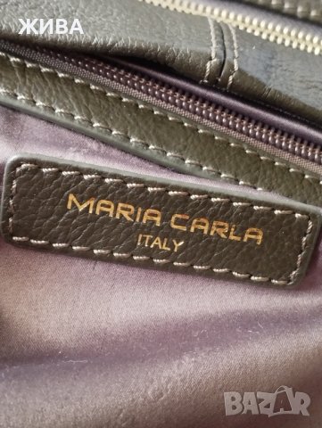 MARIA KARLA-ITALY ЕСТЕСТВЕНА КОЖА голяма дамска чанта, снимка 8 - Чанти - 42682191