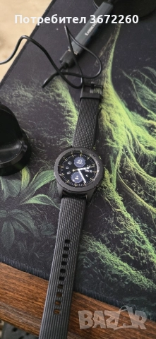 *ОТЛИЧЕН* Смарт Часовник Samsung Galaxy Watch (DC38, SM-R810) с докинг стейшън, снимка 9 - Мъжки - 52235449