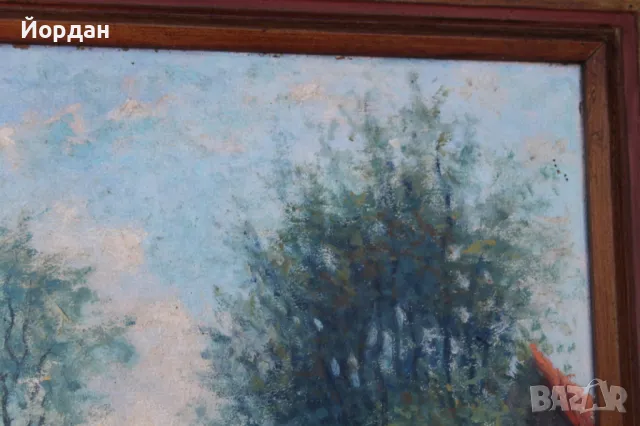 Стара Европейска картина, снимка 6 - Картини - 50099452