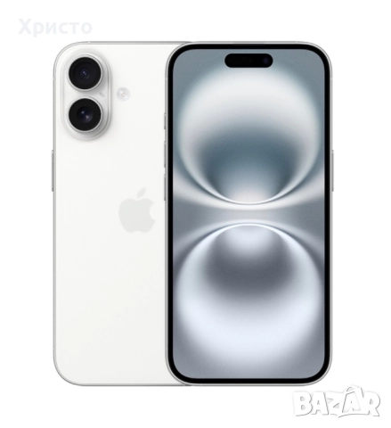 НОВ!!! Apple iPhone 16, 128GB, 5G, White + подарък оригинален адаптер Apple, снимка 2 - Apple iPhone - 52772142