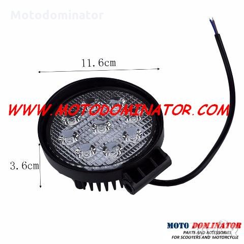 Led Motorcycle фар кръгъл, снимка 1 - Аксесоари и консумативи - 34617241