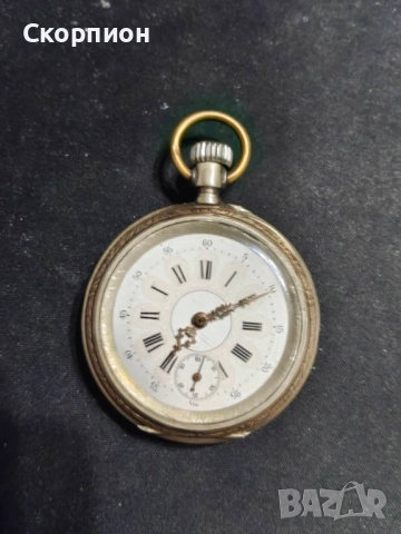 Швейцарски СРЕБЪРЕН джобен часовник 1901г. - 6 Рубина-ПЕРФЕКТЕН, снимка 17 - Джобни - 51389541