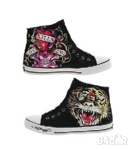 Ed Hardy оригинални унисекс кецове Uk3,5/37, снимка 8 - Кецове - 53248015