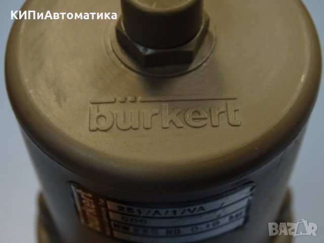 Пневмо-управляем вентил Burkert 251/A/1/VA, снимка 6 - Резервни части за машини - 34547822