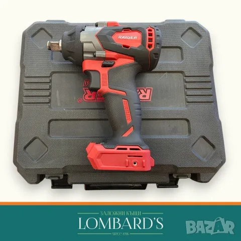 Гайковерт 1/2 Raider Brushless Cordless RDI-IBW04 480nm 0-3200bpm 20V 4Ah Li-ion, N: 537921