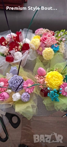букети , снимка 3 - Изкуствени цветя - 53747516