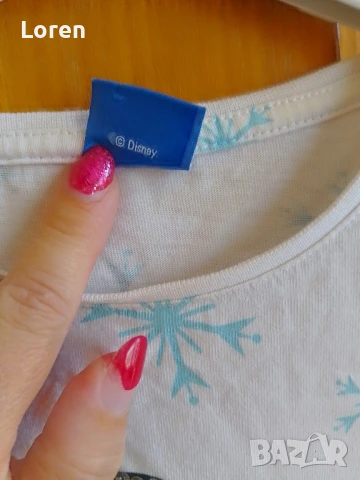 💙⭐Disney⭐💙Детска тениска на Елза , снимка 5 - Детски тениски и потници - 44890448