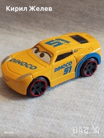 Метална количка от серията DISNEY CARS представляваща героя Cruz Ramirez за КОЛЕКЦИЯ 75381, снимка 3 - Колекции - 53560904