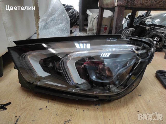 Ляв фар Mercedes W167 GLE lqv far Мерцедес 167 гле A1679066504, снимка 4 - Части - 41248091