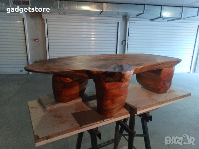 Ръчно изработена маса от три вида дърво, снимка 9 - Декорация за дома - 50792036