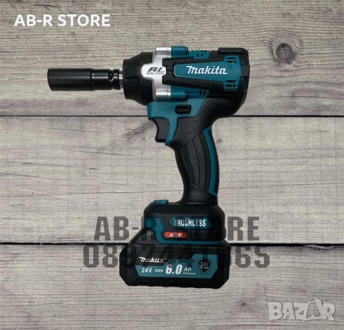 Акумулаторен Ударен Гайковерт Makita 24v 6ah Макита Импакт, снимка 2 - Други инструменти - 41191738