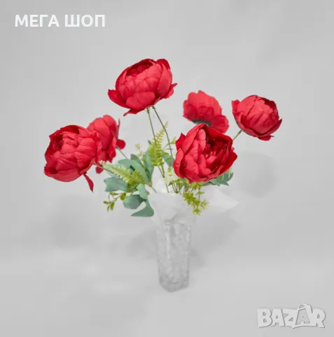 Изкуствени букети с божури – Елегантна и вечна красота за всяко пространство, снимка 2 - Изкуствени цветя - 50346217