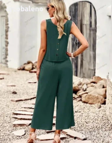 Елегантен дамски комплект от две части, 8цвята , снимка 8 - Комплекти - 49120029