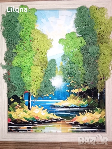 Картина от скандинавски мъх, снимка 2 - Картини - 52308813