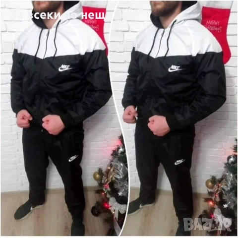 Nike Екипи За Двойки🔝Дамски Шушляков Спортен Комплект🔝Мъжки Шушляков Спортен Екип Код M.O.S.-5, снимка 3 - Спортни екипи - 52443231