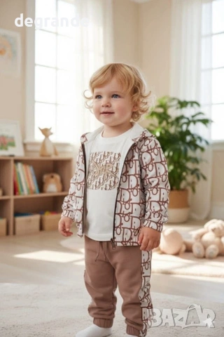 Комплект Dior   3 части  3-6/6-9/9-12/12-18/18-24м 