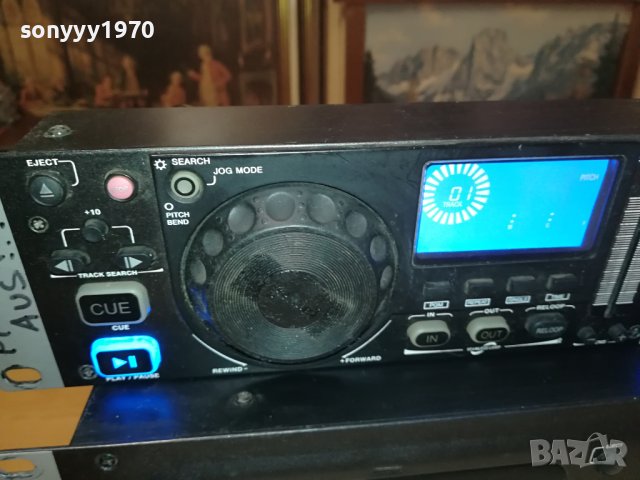 GEMINI CDX-2400 PROFESSIONAL CD PLAYER-ВНОС GERMANY 3108231047, снимка 5 - Ресийвъри, усилватели, смесителни пултове - 42030712